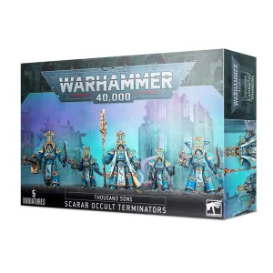 Games Workshop Toys Warhammer 40k Thousand Sons Scarab Occult Terminators