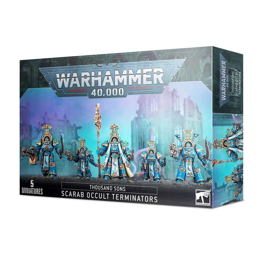 Games Workshop Toys Warhammer 40k Thousand Sons Scarab Occult Terminators