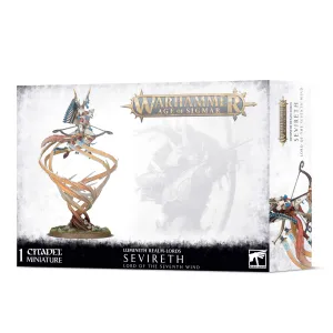 Games Workshop Toys Warhammer Age of Sigmar Lumineth Realm-Lords Sevireth Lord of the Seventh Wind Miniature