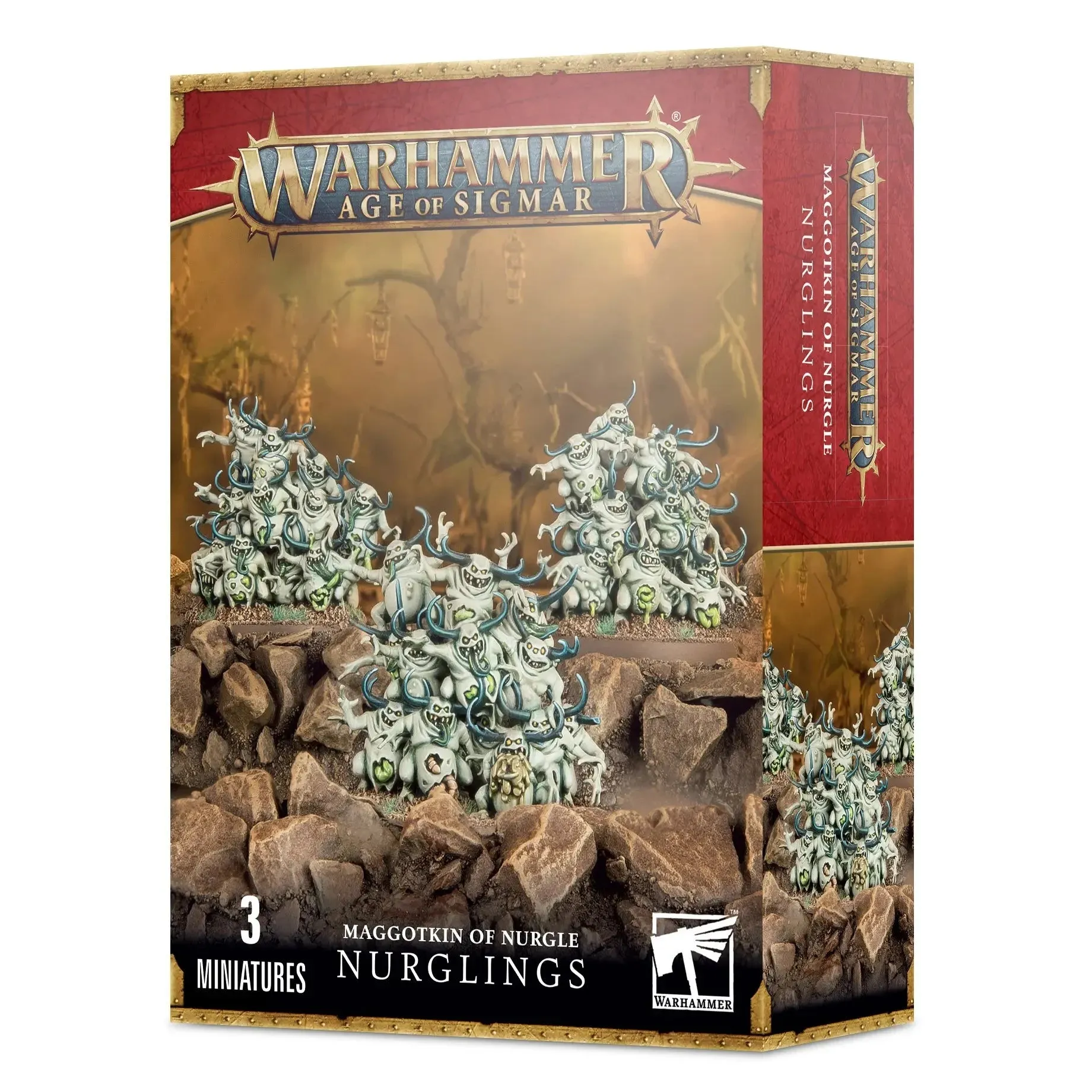 Games Workshop Toys Warhammer Age of Sigmar Maggotkin of Nurgle Nurglings