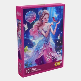 Glitter Princess Jigsaw Puzzle  100 Pieces