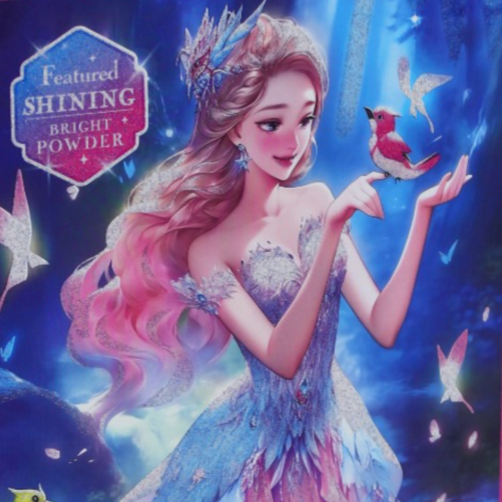 Glitter Princess Jigsaw Puzzle  100 Pieces