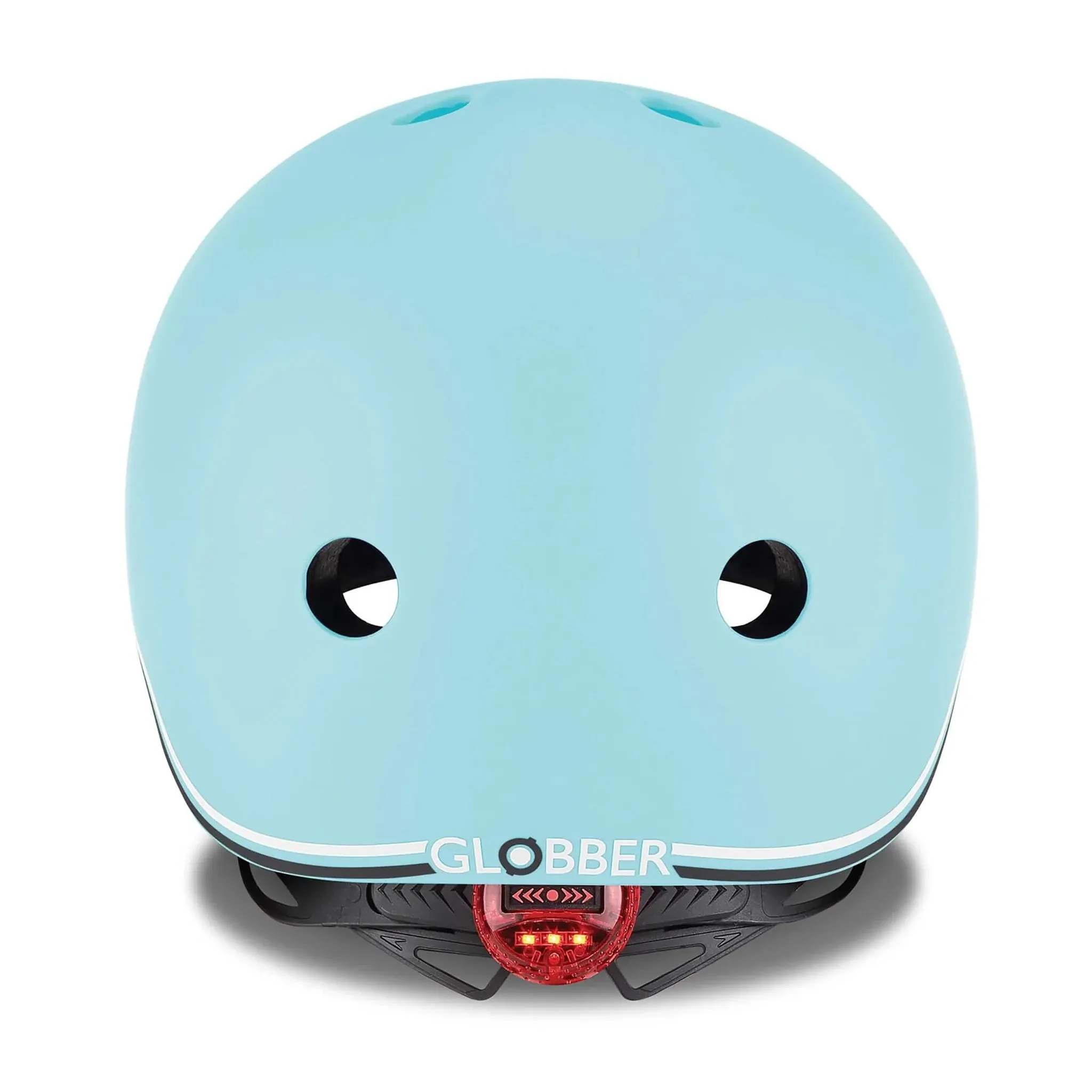 Globber Go Up Helmet With Lights 45-51cm - Pastel Blue