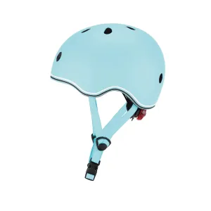 Globber Go Up Helmet With Lights 45-51cm - Pastel Blue