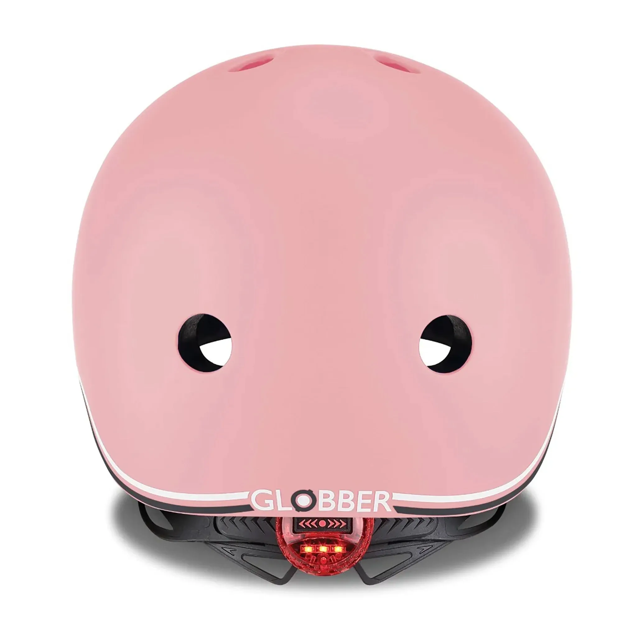 Globber Go Up Helmet With Lights 45-51cm - Pastel Pink