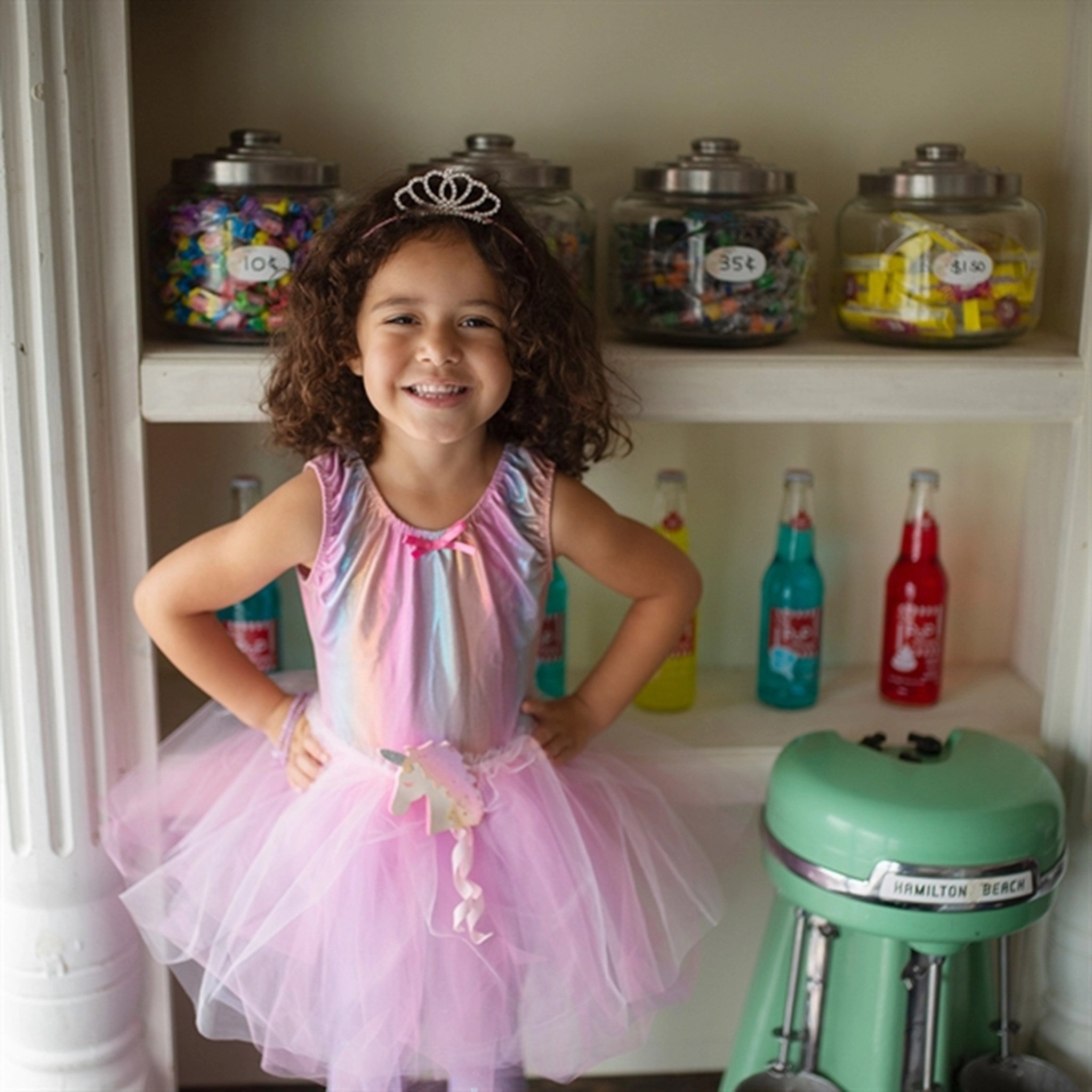 Great Pretenders Bodysuit Rainbow Pink
