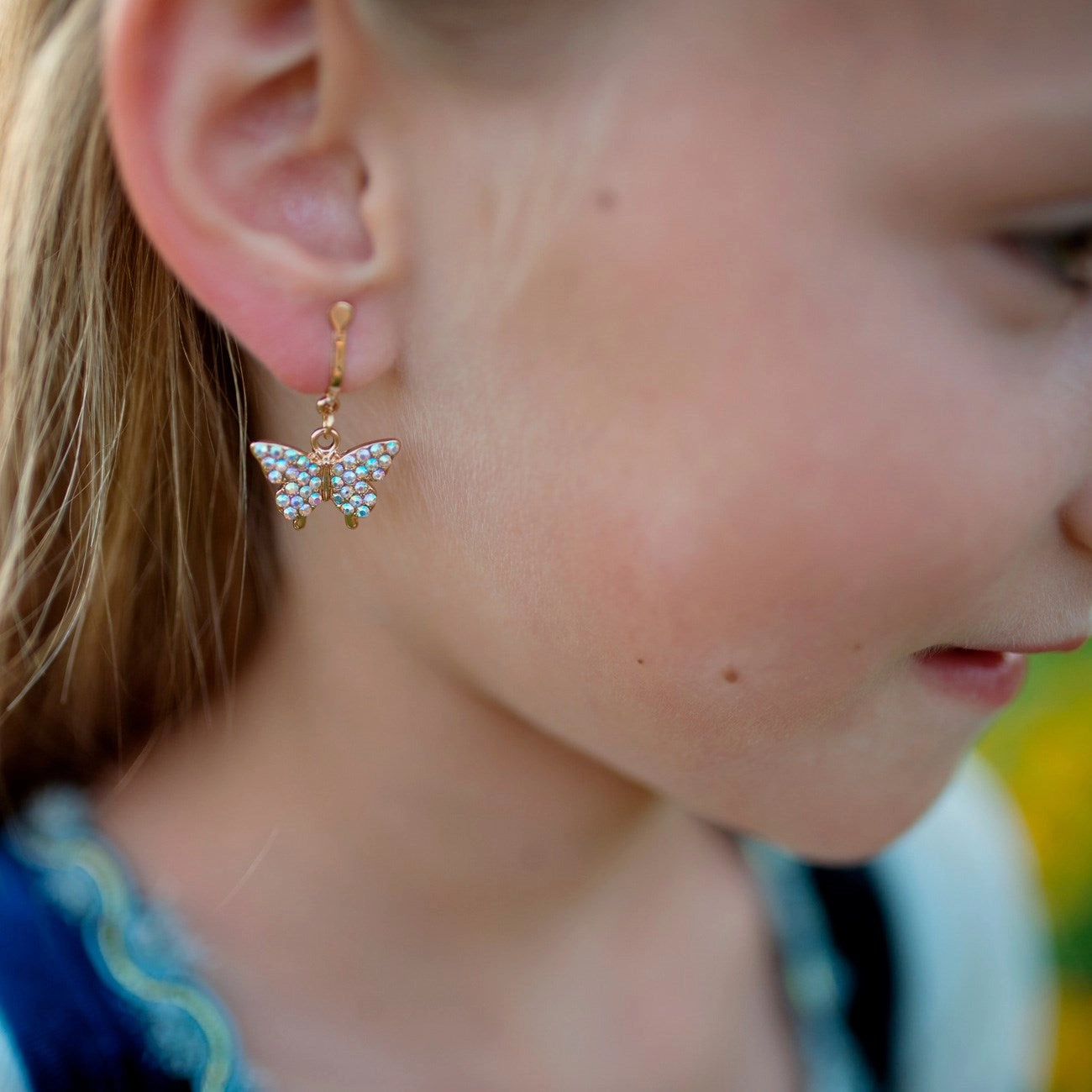 Great Pretenders Boutique Butterfly Clip On Earrings