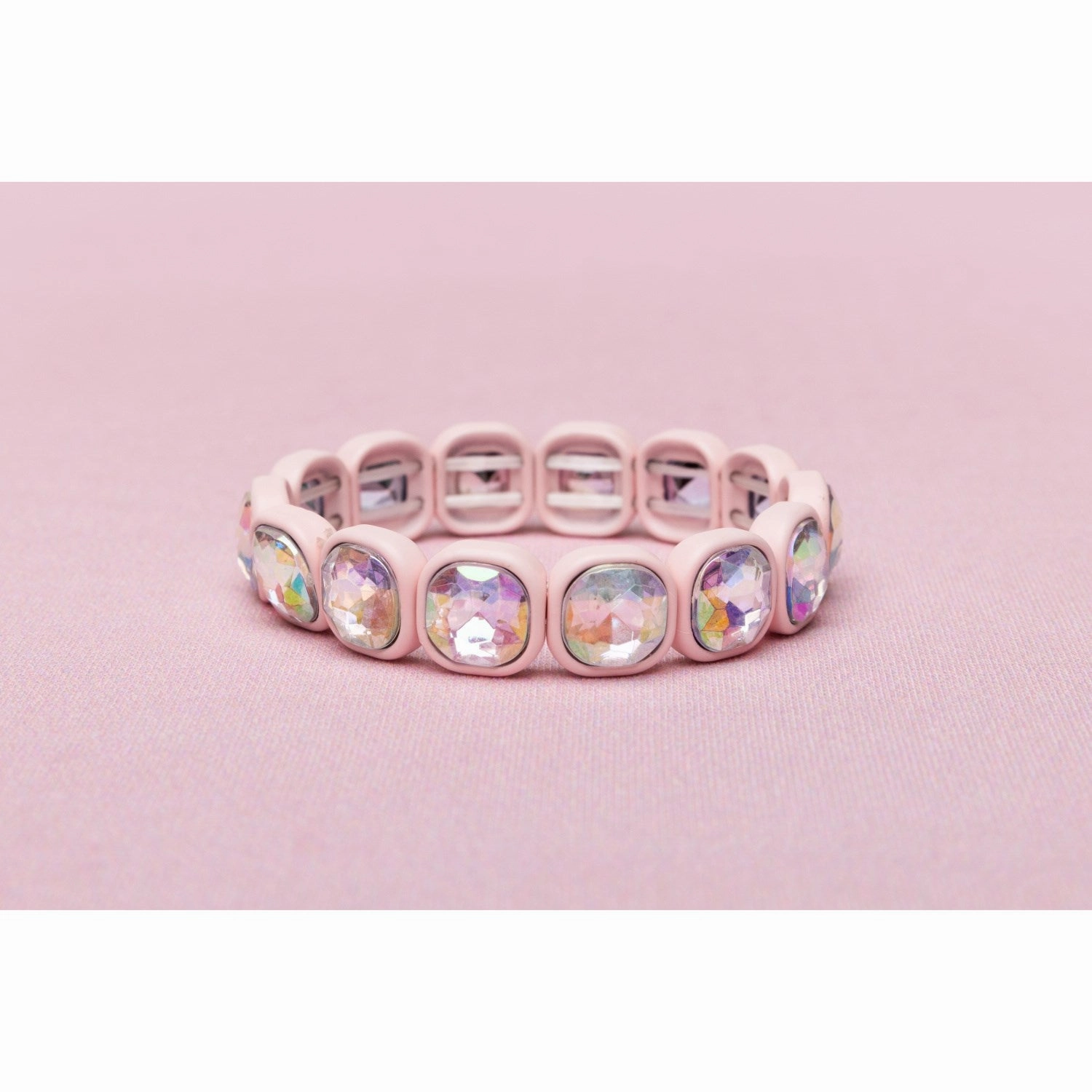 Great Pretenders Boutique Chic Swiftie Pink Gem Bracelet