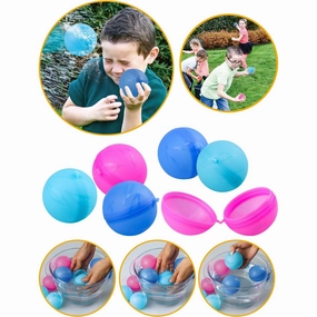 Happy Summer Genanvendelige Vandbombebolde 6,5 Cm 6-pak
