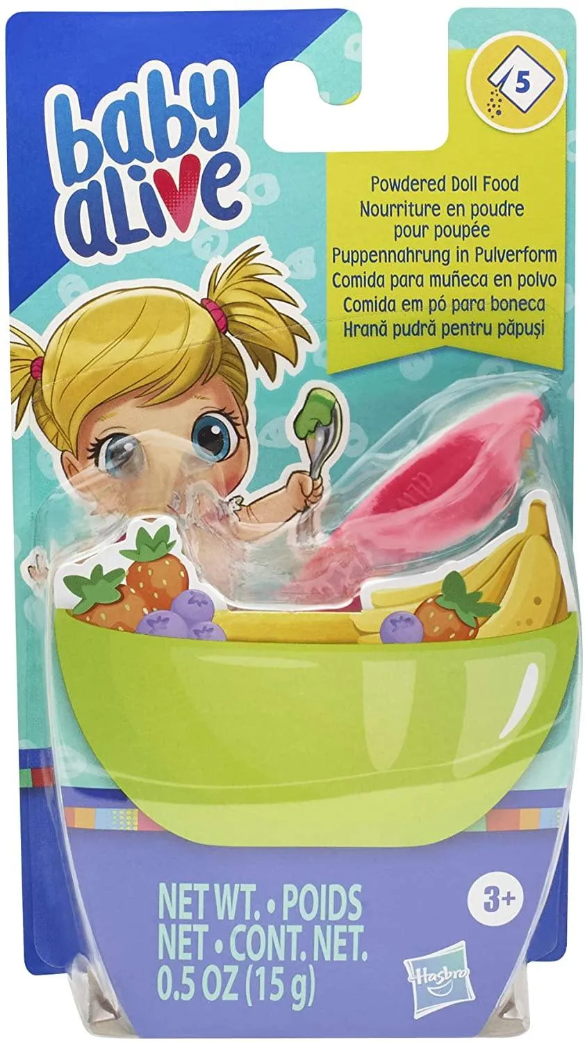 Hasbro Toys Baby Alive Powdered Doll Food Refill