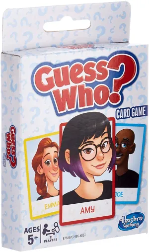 Hasbro Toys Hasbro E7588UC0 Classic Card Travel Game Guess Who