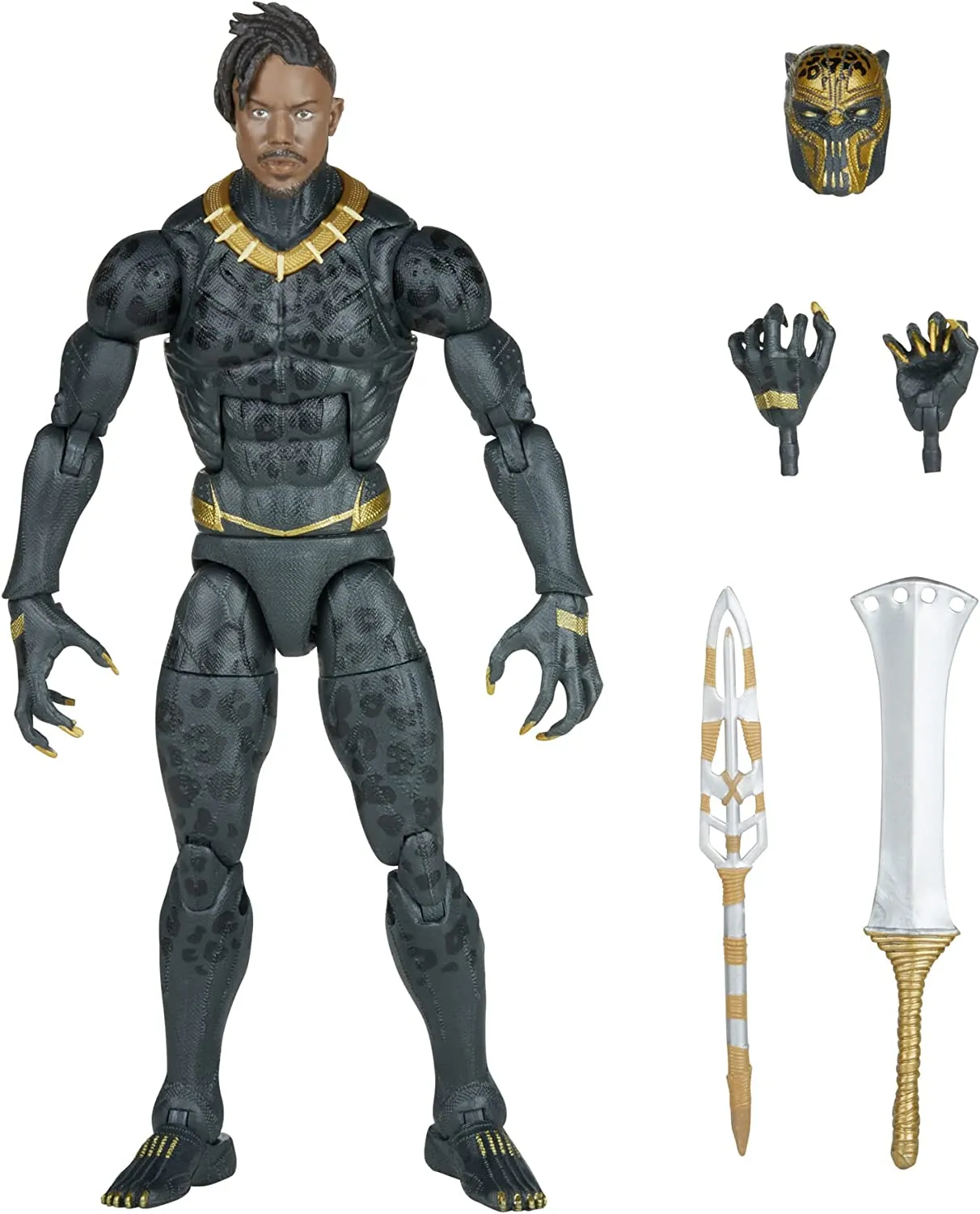 Hasbro Toys Hasbro F59735X0 Marvel Legends Series Black Panther Legacy, 6-inch Killmonger Co