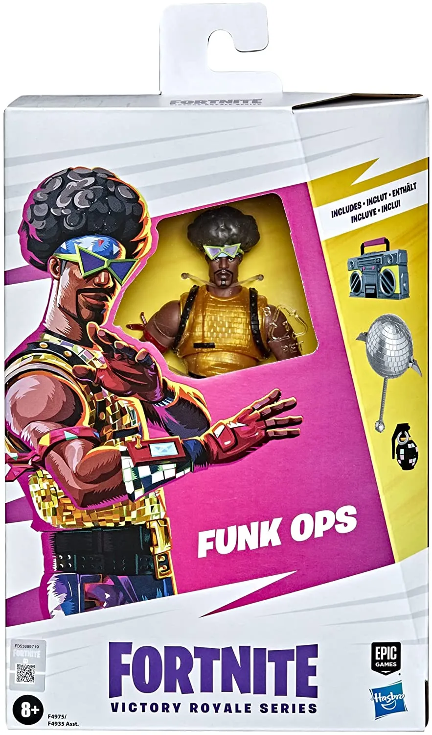Hasbro Toys Hasbro Fortnite Victory Royale Series Funk Ops Collectible Action Figure with Ac
