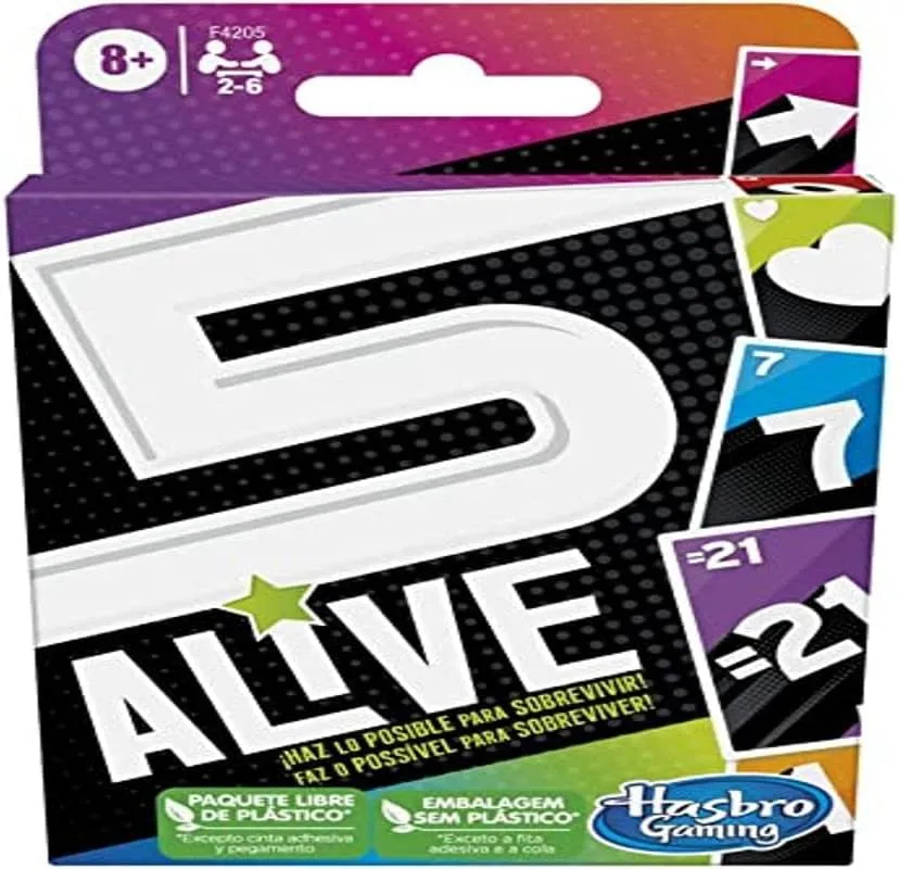 Hasbro Toys Hasbro Gaming 5 Alive Card Game (F4205175)