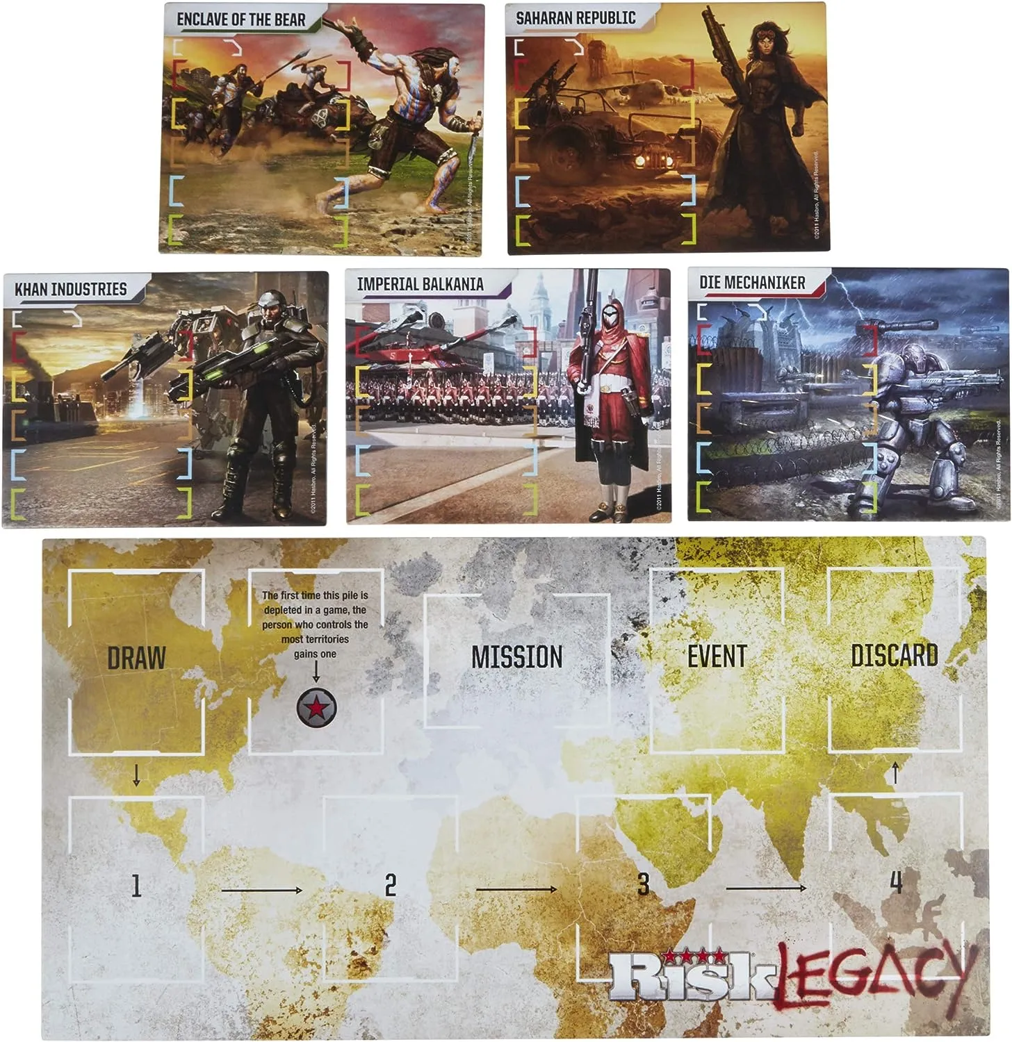 Hasbro Toys Hasbro Gaming Avalon Hill Risk Legacy Strategy Tabletop, Immersive Narrative Board Game for Ages 13 and Up