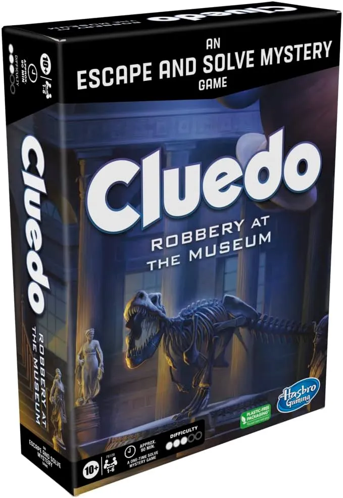 Hasbro Toys Hasbro Gaming Board Game Robbery at the Museum, Escape Room, Cooperative Family,