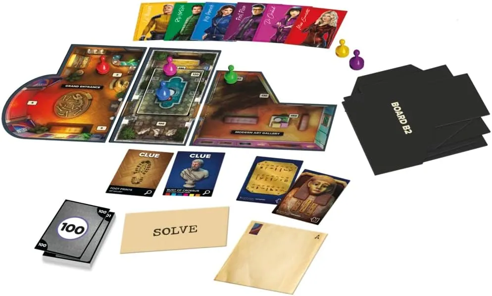 Hasbro Toys Hasbro Gaming Board Game Robbery at the Museum, Escape Room, Cooperative Family,