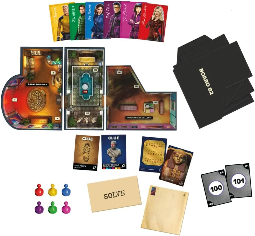 Hasbro Toys Hasbro Gaming Board Game Robbery at the Museum, Escape Room, Cooperative Family,