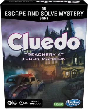 Hasbro Toys Hasbro Gaming Cluedo Treachery at Tudor Mansion, An Escape & Solve Mystery Game