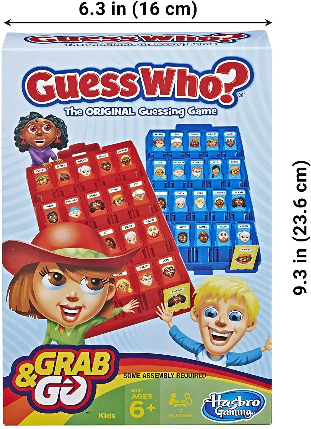 Hasbro Toys Hasbro Gaming Guess Who? Grab and Go Game