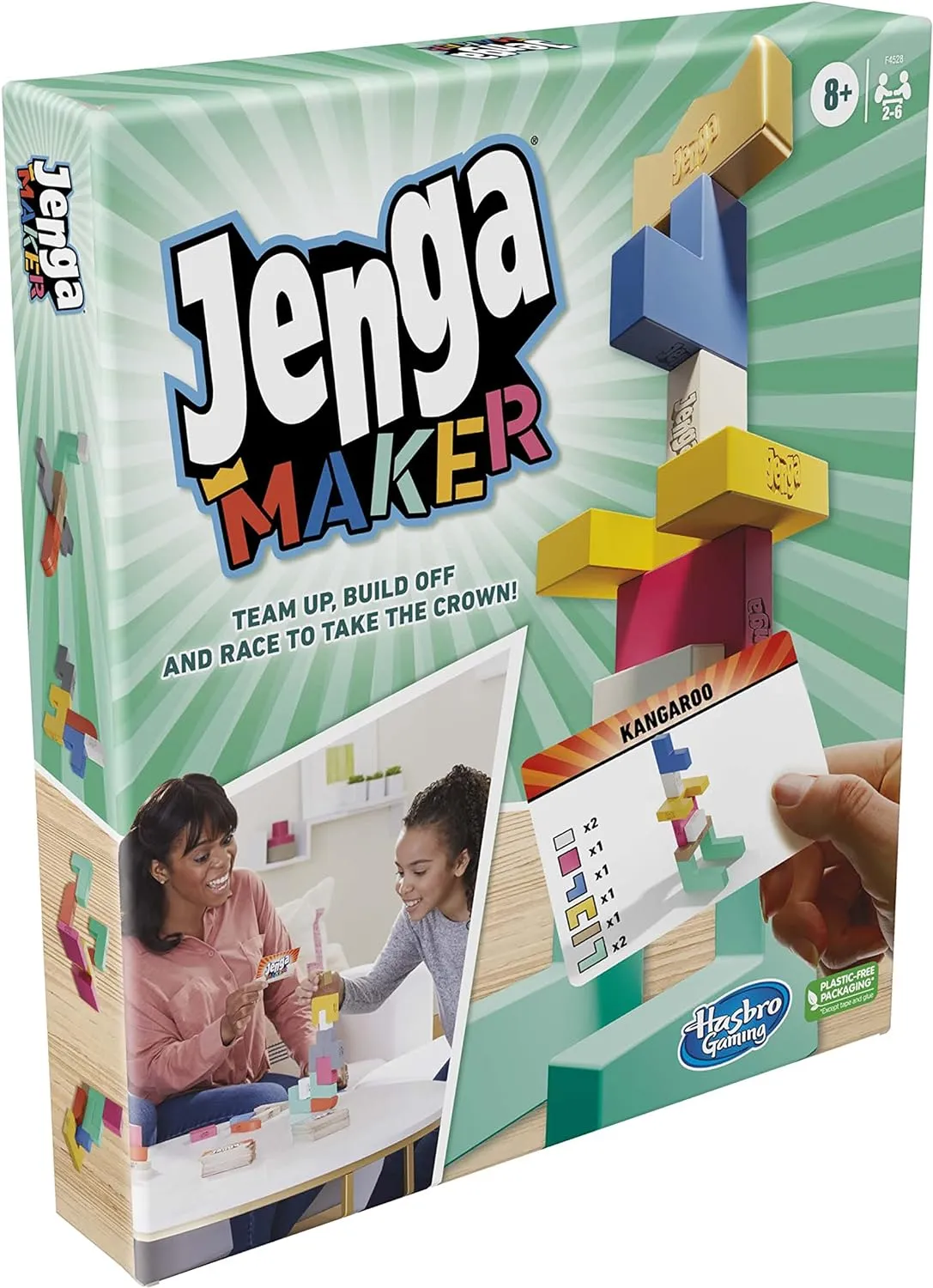 Hasbro Toys Hasbro Gaming Jenga Maker, Wooden Blocks, Stacking Tower Game, Game for Kids Age