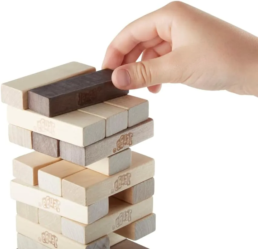 Hasbro Toys Hasbro Gaming Jenga Rustic Series Edition Wooden Stacking Game (C2314EU4)