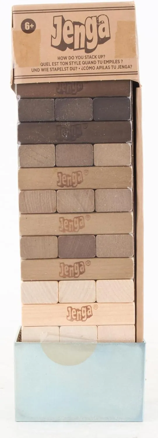 Hasbro Toys Hasbro Gaming Jenga Rustic Series Edition Wooden Stacking Game (C2314EU4)