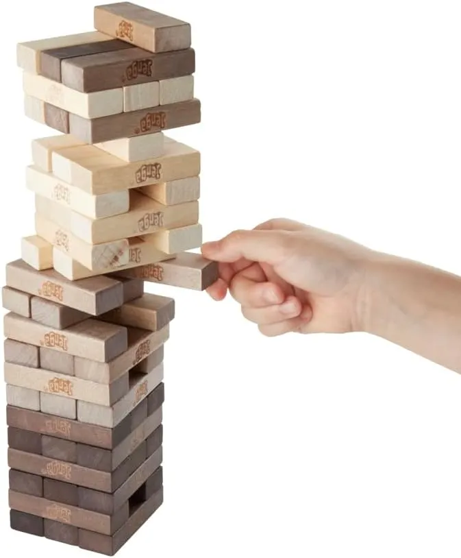 Hasbro Toys Hasbro Gaming Jenga Rustic Series Edition Wooden Stacking Game (C2314EU4)