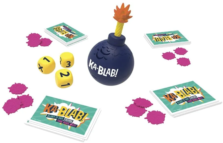 Hasbro Toys Hasbro Gaming Ka-Blab! Game for Families, Teens and Children Aged 10 and Up, Family-Friendly Party Game for 2-6 Players