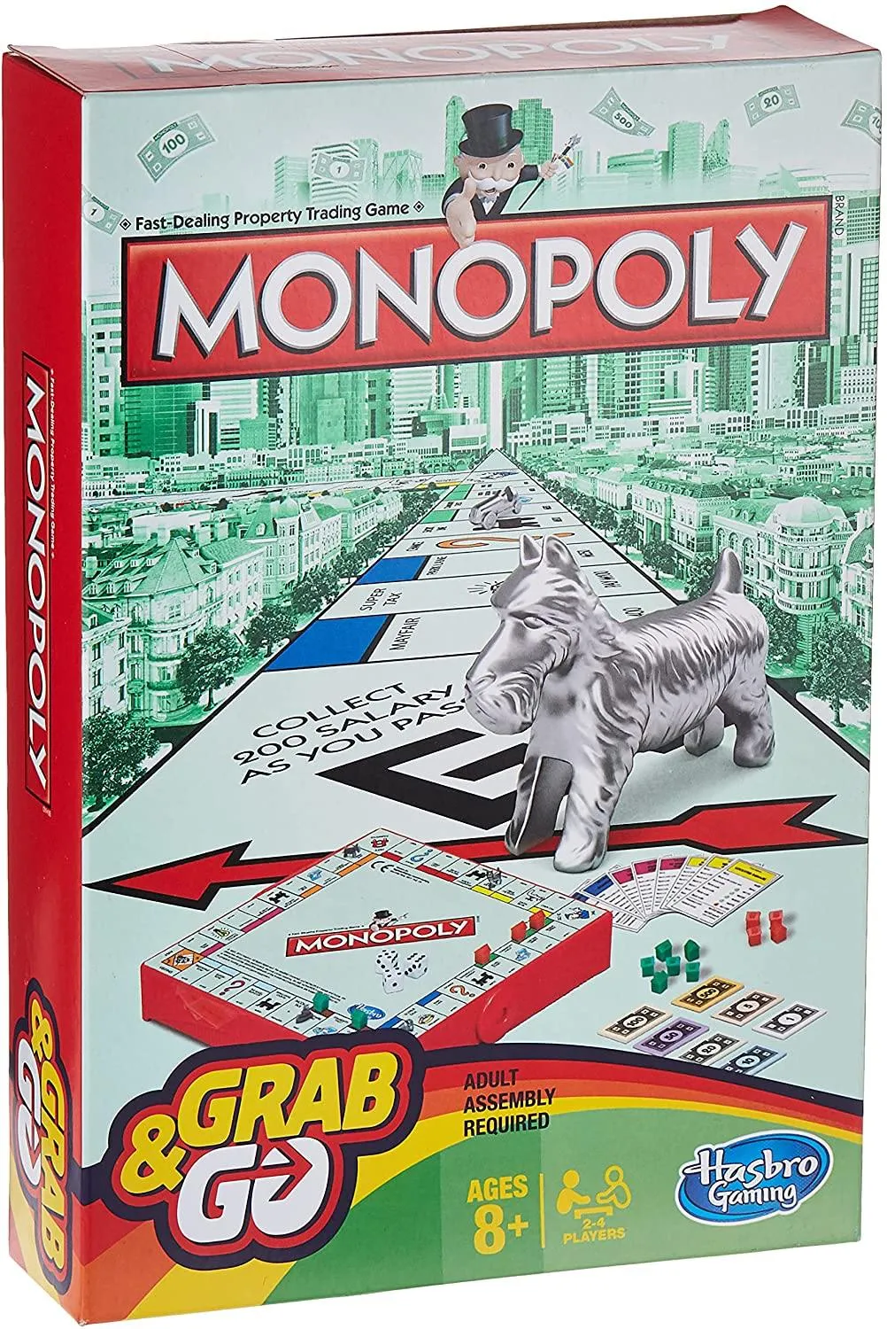 Hasbro Toys Hasbro Gaming Monopoly Grab & Go Game