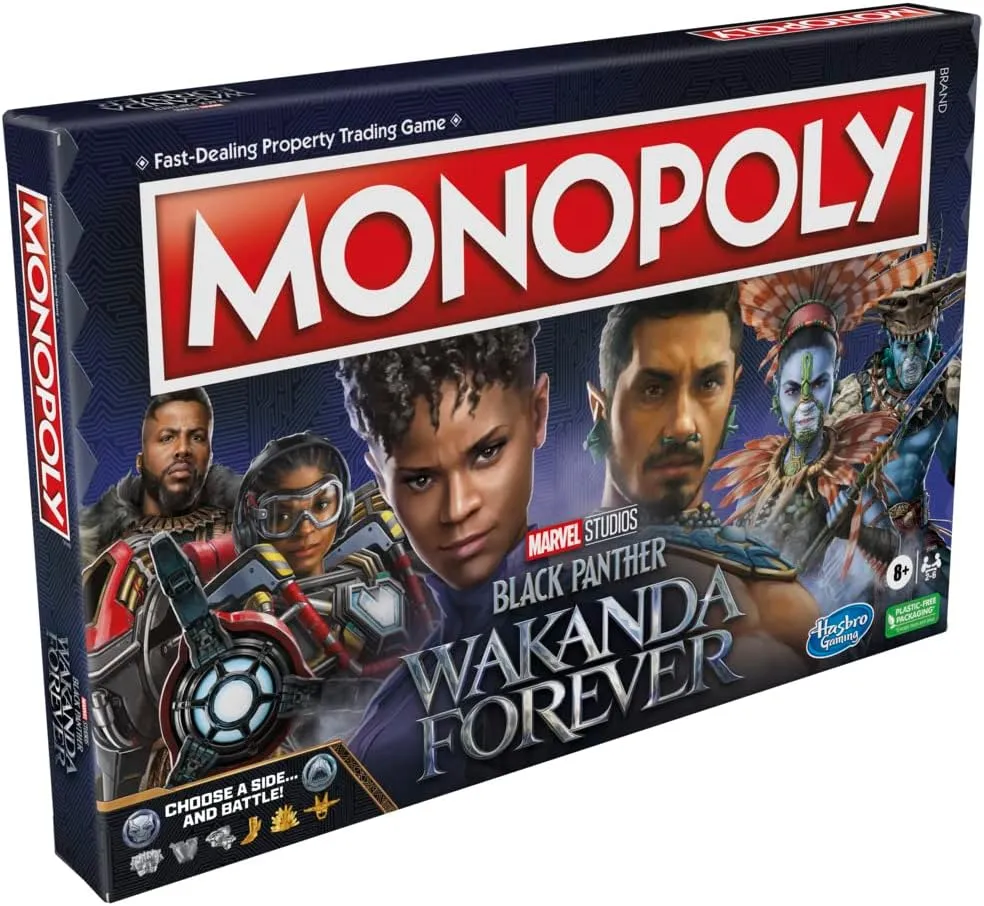 Hasbro Toys Hasbro Gaming Monopoly: Marvel Studios' Black Panther: Wakanda Forever Edition Board Game