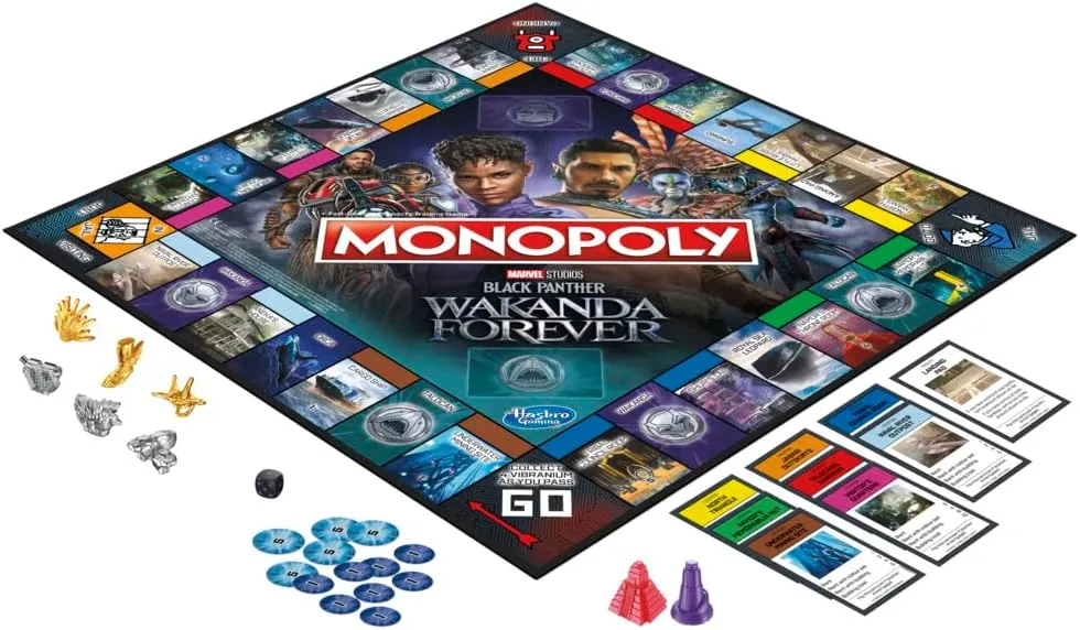 Hasbro Toys Hasbro Gaming Monopoly: Marvel Studios' Black Panther: Wakanda Forever Edition Board Game