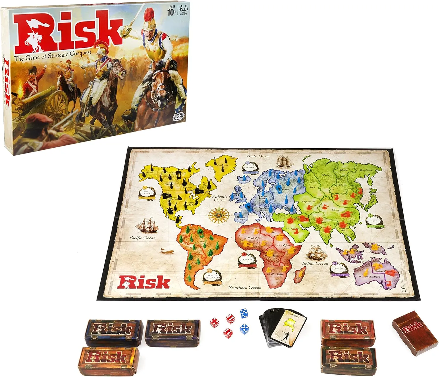 Hasbro Toys Hasbro Gaming Risk Game Board