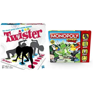 Hasbro Toys Hasbro Gaming Twister & Monopoly Junior Game