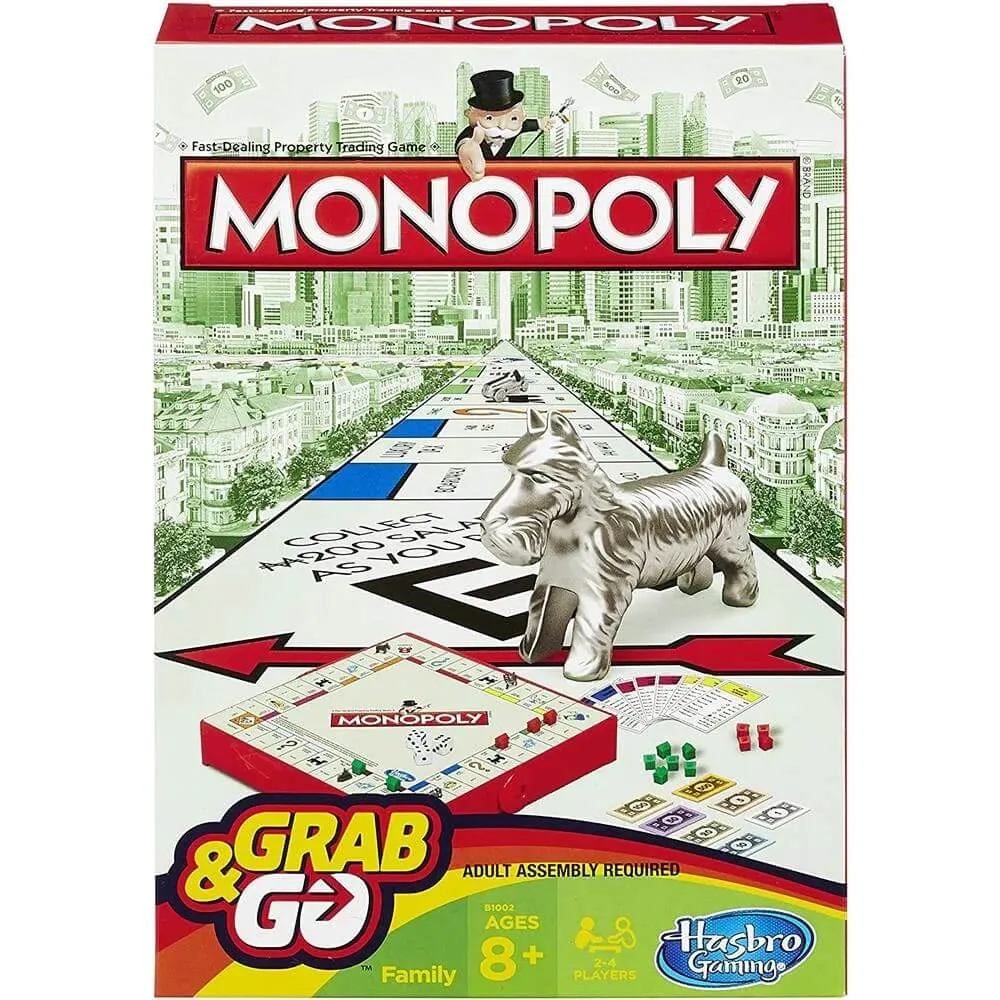 Hasbro Toys Hasbro Grab & Go Monopoly Game