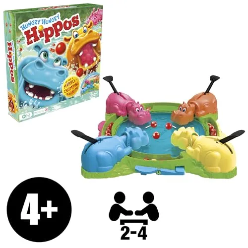 Hasbro Toys Hasbro Hungry Hungry Hippos Board Game (B0787)
