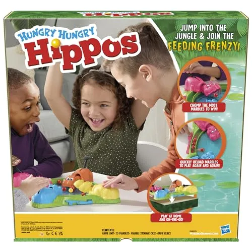 Hasbro Toys Hasbro Hungry Hungry Hippos Board Game (B0787)