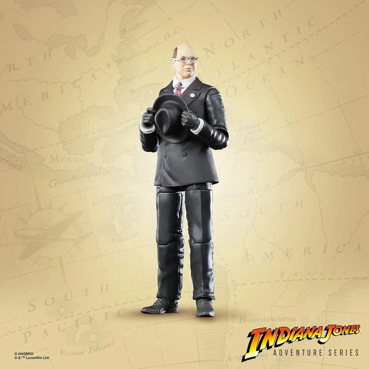 Hasbro Toys Hasbro Indiana Jones Adventure Series Raiders of the Lost Ark - Major Arnold Toht 6-Inch Action Figure (F6061)