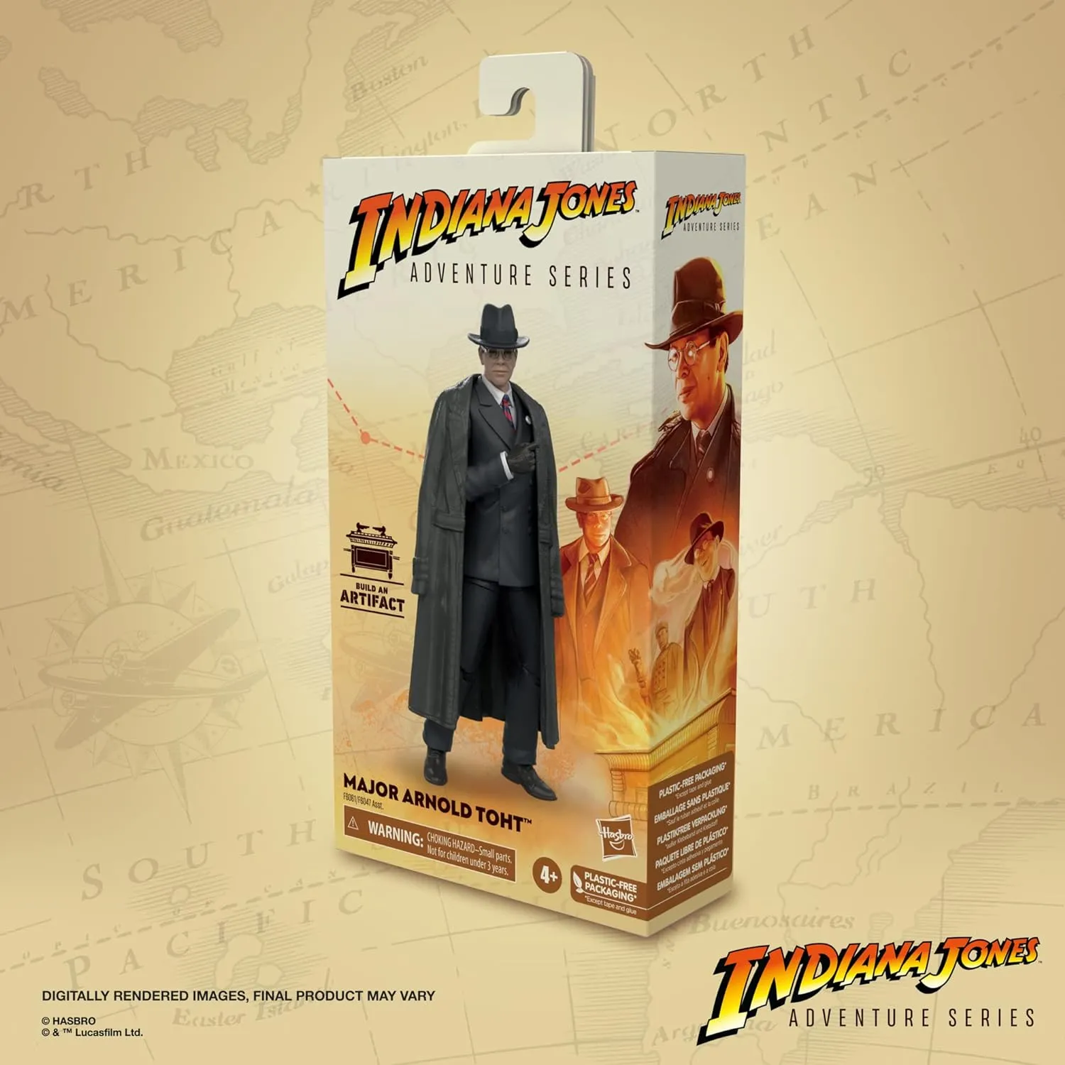 Hasbro Toys Hasbro Indiana Jones Adventure Series Raiders of the Lost Ark - Major Arnold Toht 6-Inch Action Figure (F6061)
