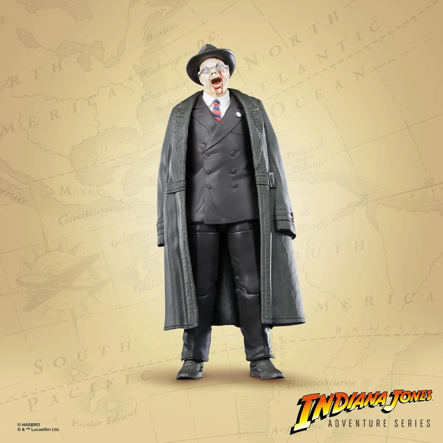 Hasbro Toys Hasbro Indiana Jones Adventure Series Raiders of the Lost Ark - Major Arnold Toht 6-Inch Action Figure (F6061)