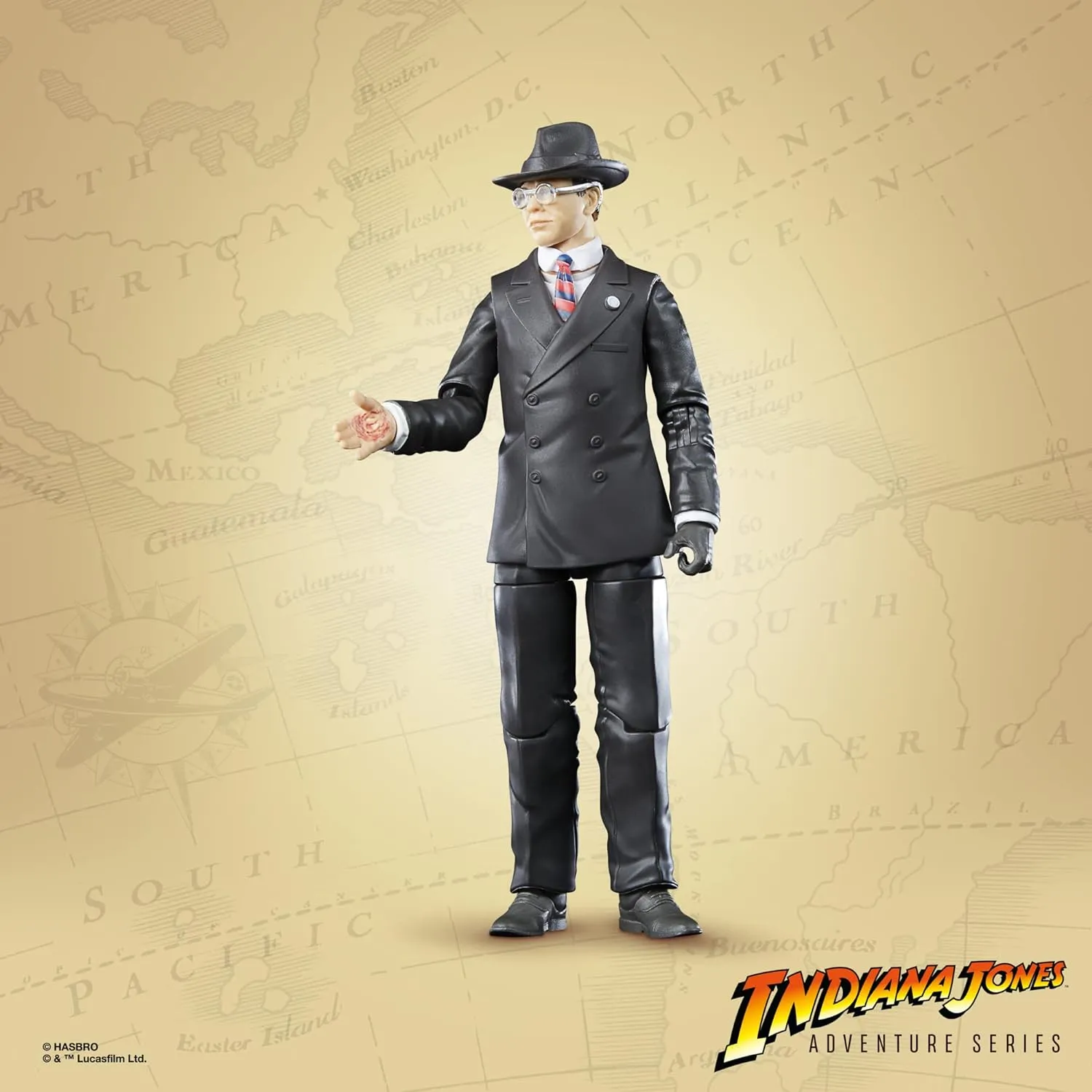 Hasbro Toys Hasbro Indiana Jones Adventure Series Raiders of the Lost Ark - Major Arnold Toht 6-Inch Action Figure (F6061)