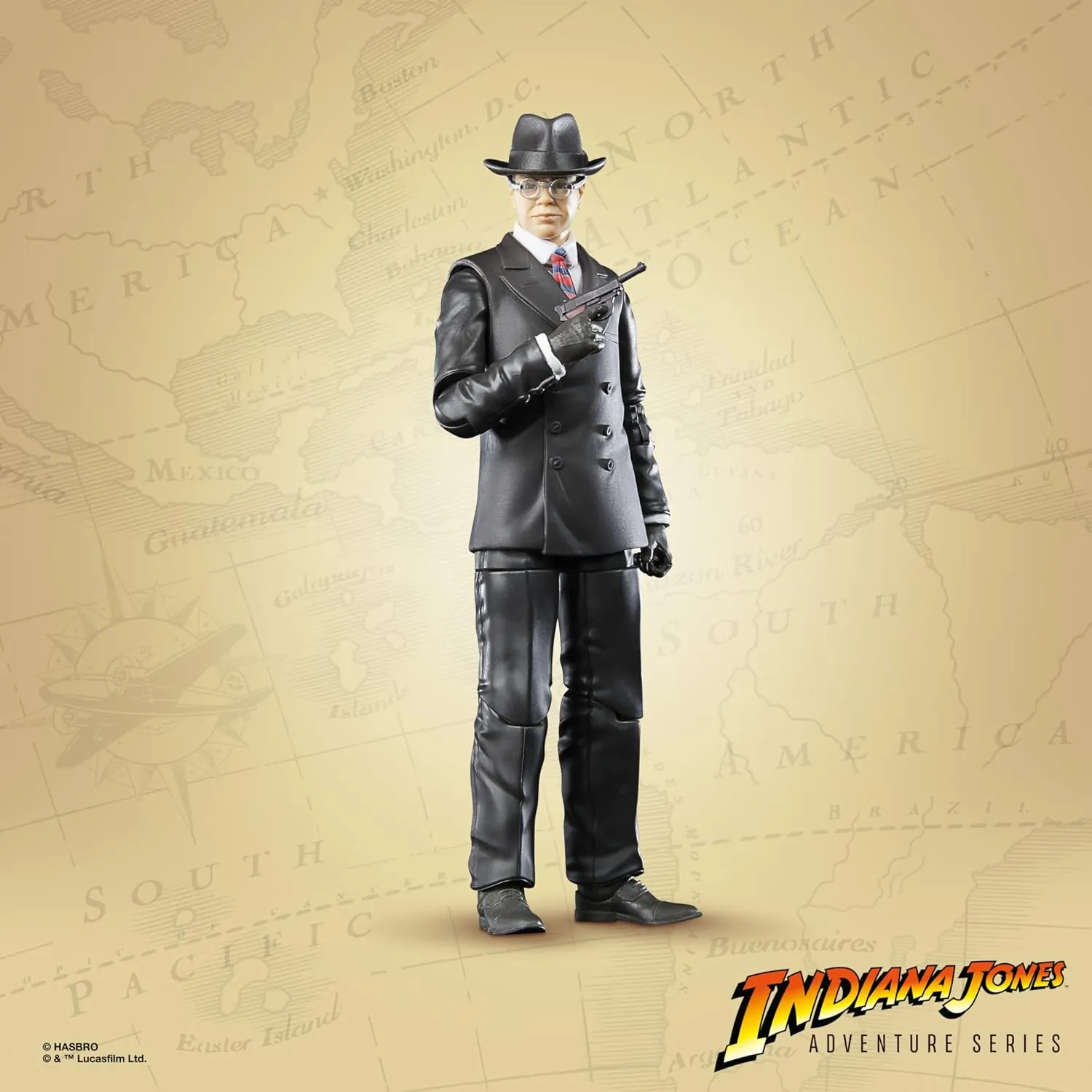 Hasbro Toys Hasbro Indiana Jones Adventure Series Raiders of the Lost Ark - Major Arnold Toht 6-Inch Action Figure (F6061)