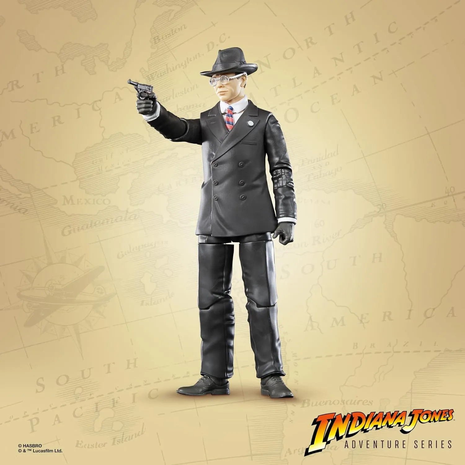 Hasbro Toys Hasbro Indiana Jones Adventure Series Raiders of the Lost Ark - Major Arnold Toht 6-Inch Action Figure (F6061)