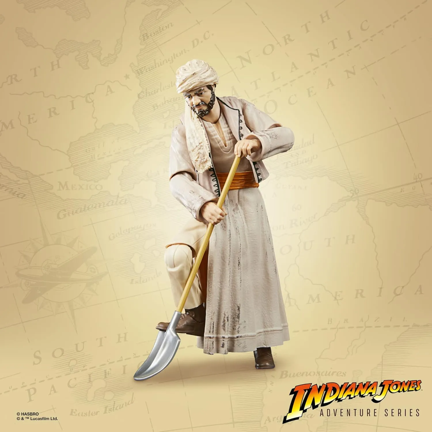 Hasbro Toys Hasbro Indiana Jones Adventure Series Raiders of the Lost Ark - Sallah 6-Inch Action Figure (F6063)