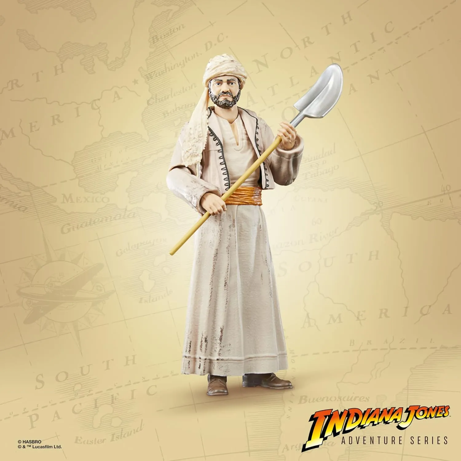 Hasbro Toys Hasbro Indiana Jones Adventure Series Raiders of the Lost Ark - Sallah 6-Inch Action Figure (F6063)
