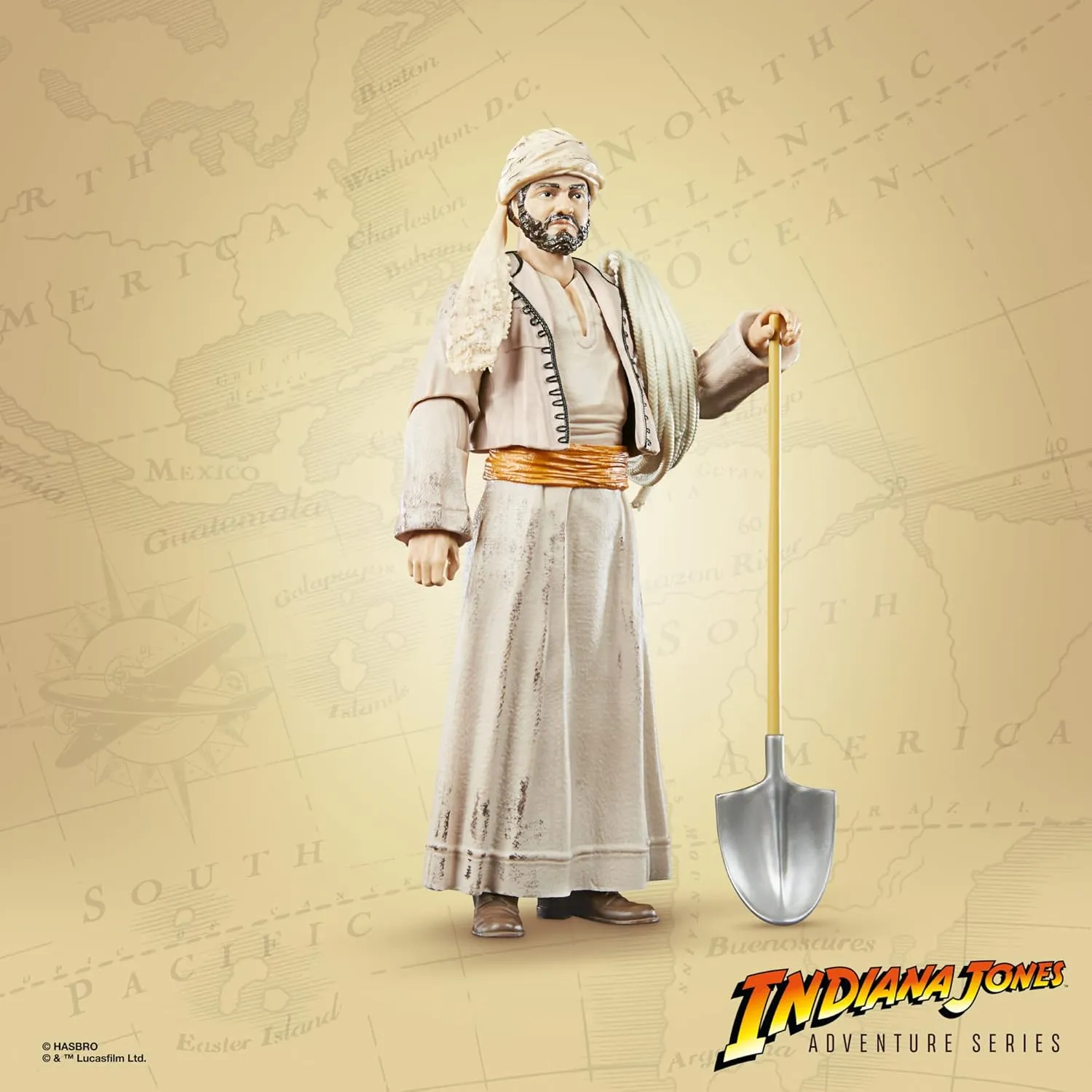 Hasbro Toys Hasbro Indiana Jones Adventure Series Raiders of the Lost Ark - Sallah 6-Inch Action Figure (F6063)