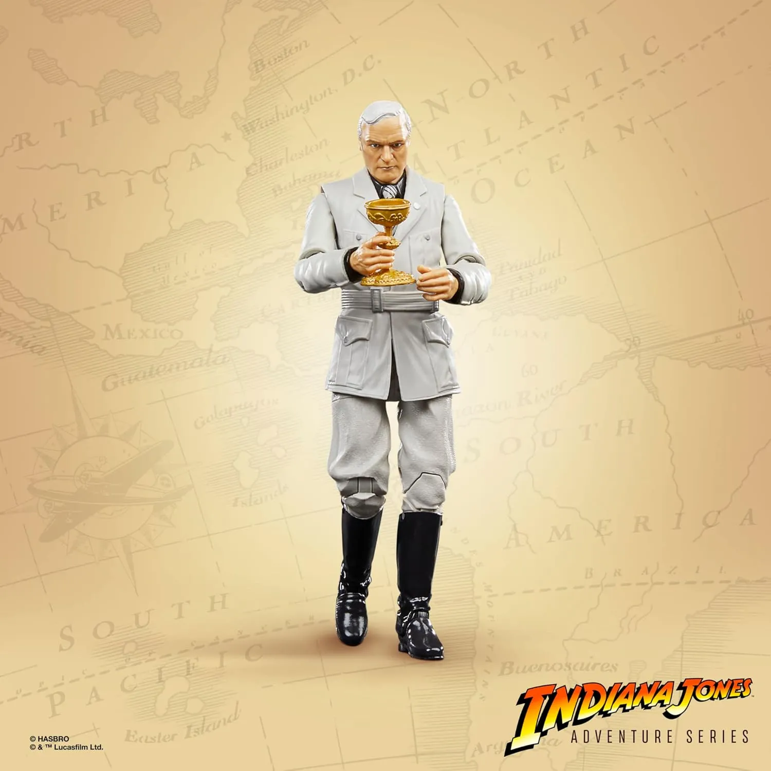 Hasbro Toys Hasbro Indiana Jones Adventure Series Walter Donovan Action Figure (F6049)