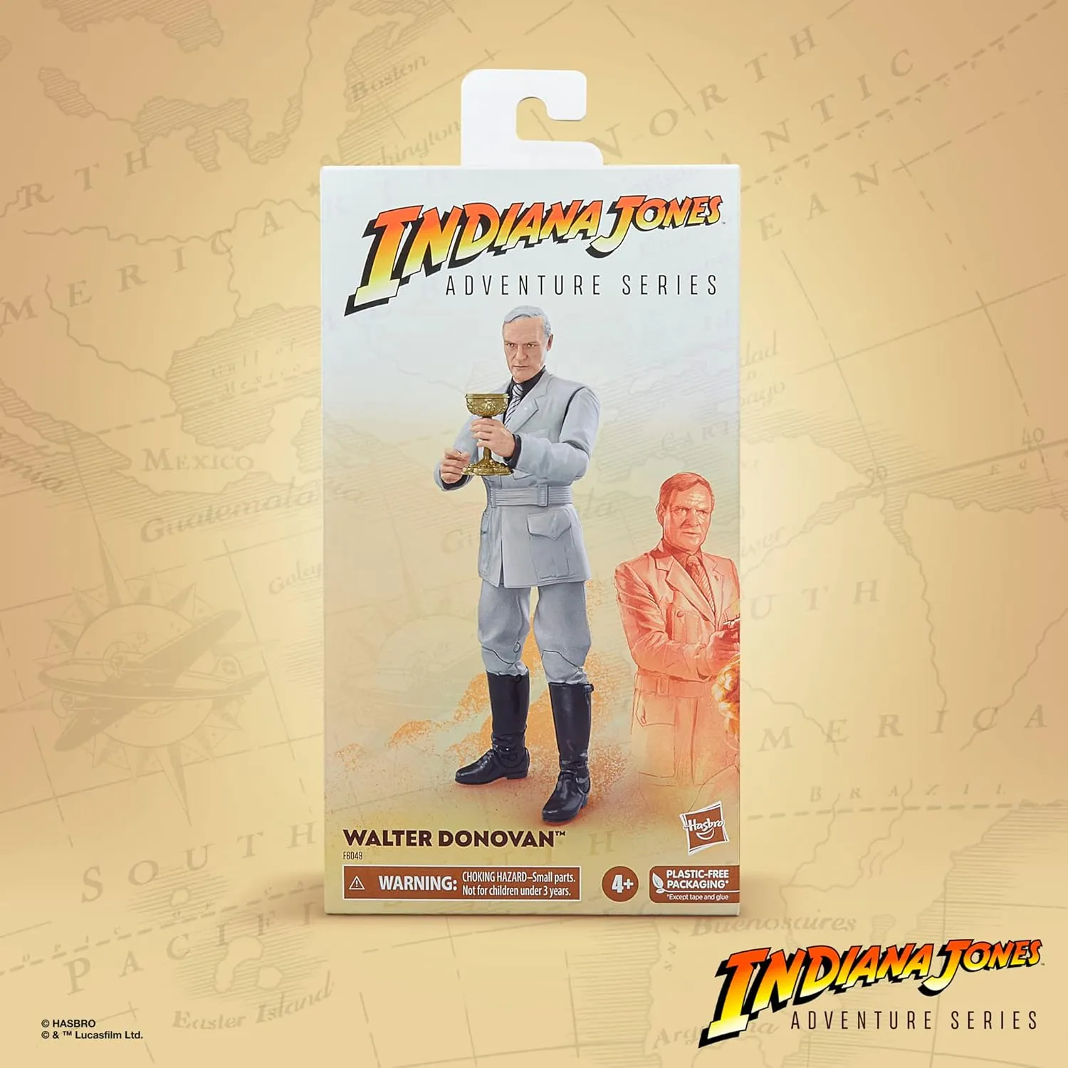 Hasbro Toys Hasbro Indiana Jones Adventure Series Walter Donovan Action Figure (F6049)