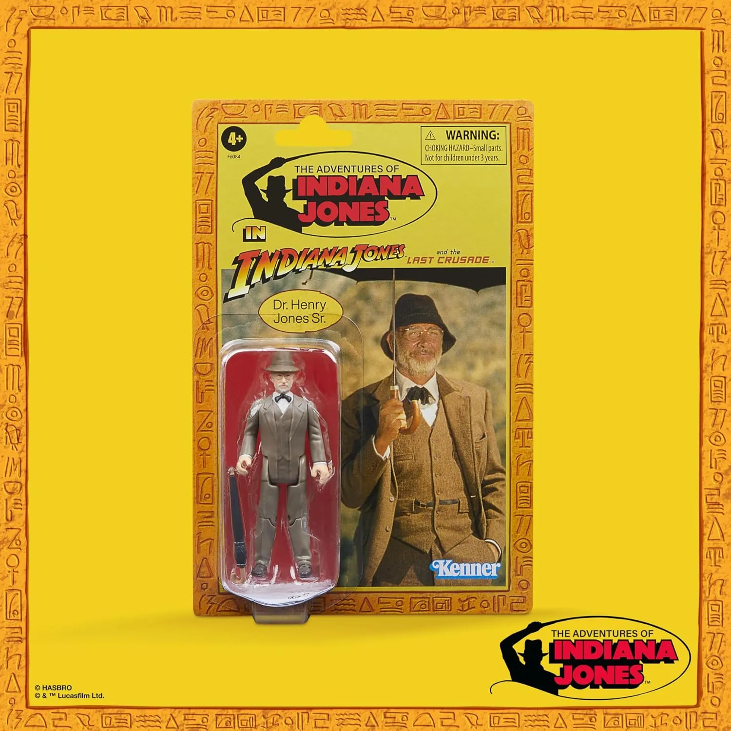 Hasbro Toys Hasbro Indiana Jones Retro Collection - Dr. Henry Jones Action Figure (F6084)