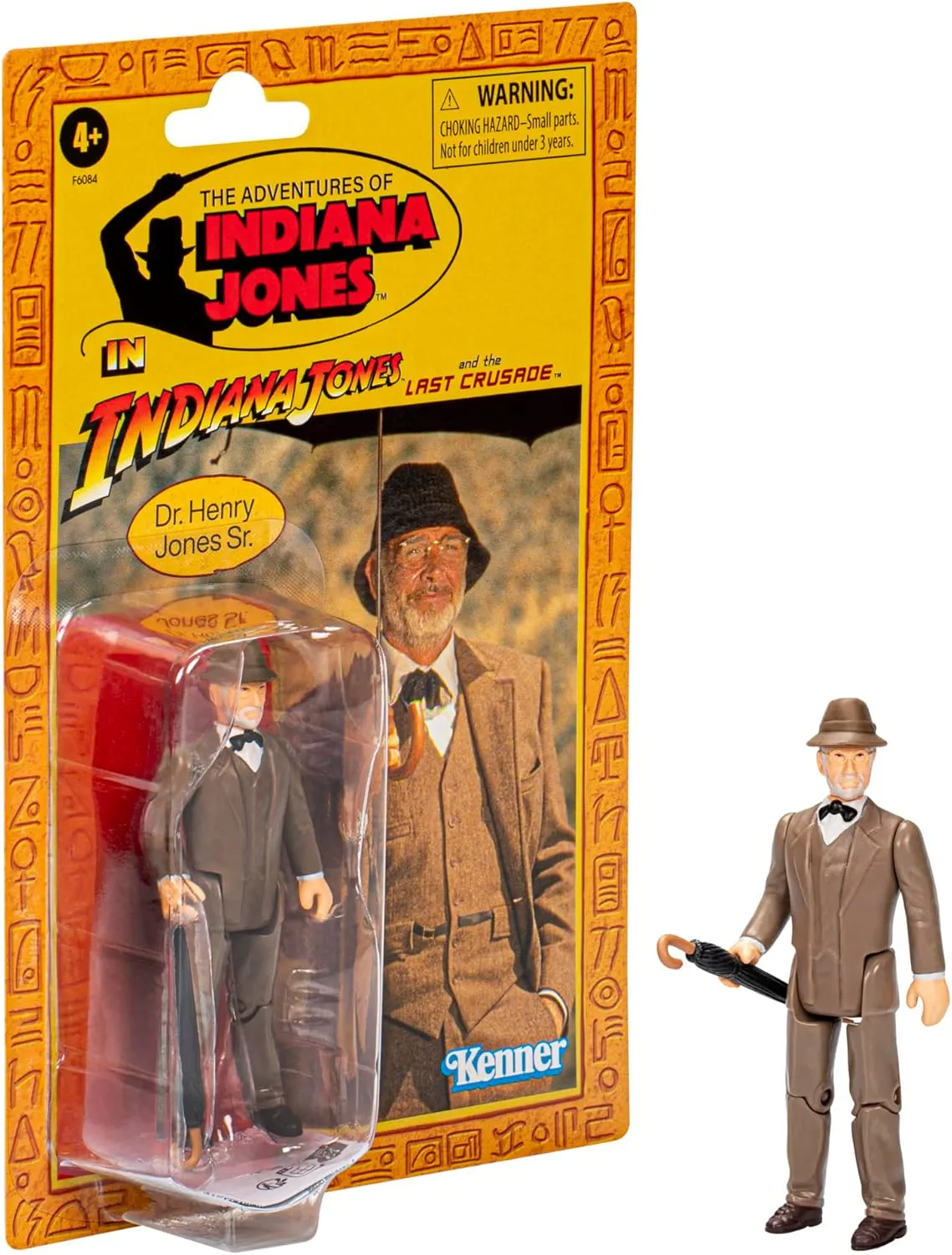 Hasbro Toys Hasbro Indiana Jones Retro Collection - Dr. Henry Jones Action Figure (F6084)